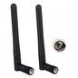 2.4GHz Folded Bluetooth ZigBee Antenna 3dBi with U.FL I-P-E-X-1 to SMA Connector 15cm For ESP8266 ESP32 WiFi Module 2PCS