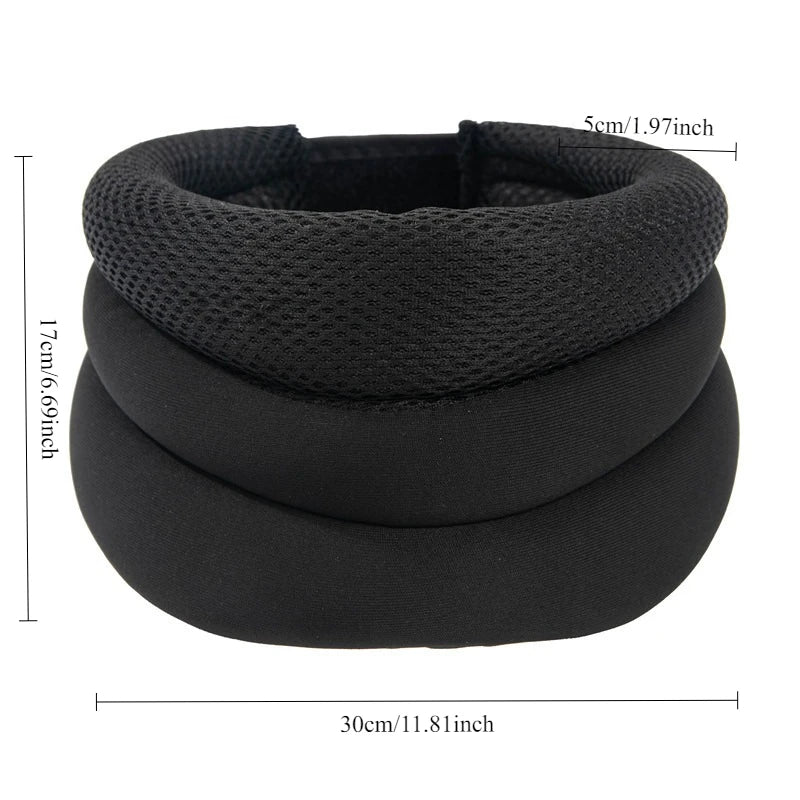 Three-Layer Sponge Neck Support: Breathable, Highly Elastic, Prevents Forward Head Tilt, Relieves Neck