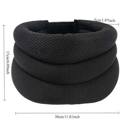 Three-Layer Sponge Neck Support: Breathable, Highly Elastic, Prevents Forward Head Tilt, Relieves Neck