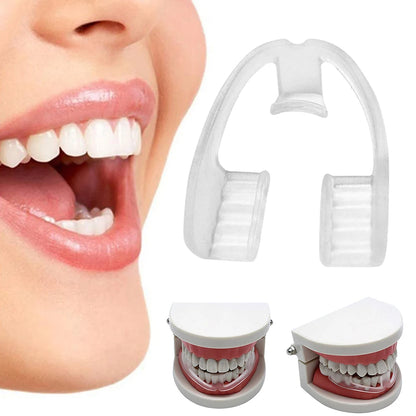 1Pc Silicone Dental Mouth Guard Stop Teeth Grinding Bruxism Eliminate Clenching Sleep Aid For For Sleep Snoring Health Care