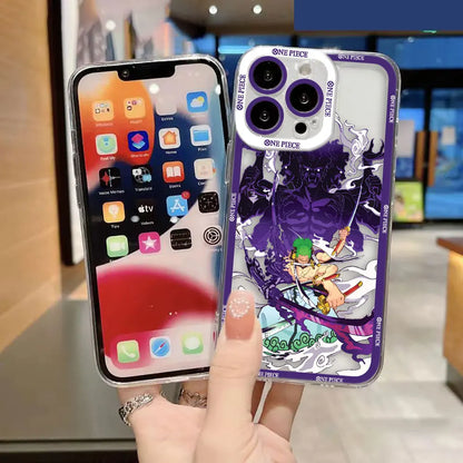 One P-Piece Luffys Zoro Clear Phone Case For Realme 15 5 6 7 7I 8 8I 9 9I 10 12 NOTE 70 C75 C71 C67 C65 C55 C53 C35 C33 Cover