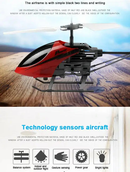 Children's Suspension Sensing Aircraft Indoor Gesture Aircraft Drone Remote Control Helicopter Toy Boy Gift