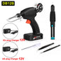 Toolour Cordless Soldering Iron DC 12V 80W Soldering Gun with 50g Solder Wire,Tin Suction Pump,Tweezers for Welding PCB Home DIY