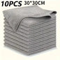 5Pcs Thicken Microfiber Cleaning Cloths Bicycle Car Kitchen Clean Towel Absorbent Soft Stain-removing Cloth Reusable Clean Tools