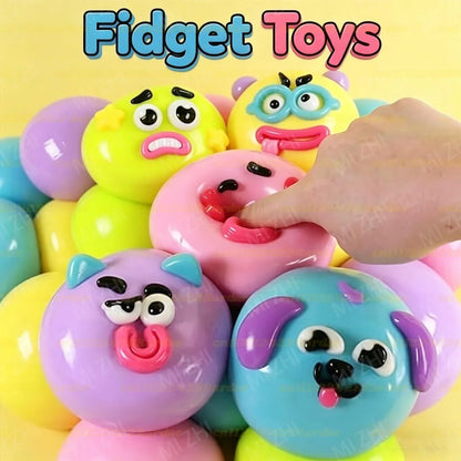 //NEW Smushers Squishy Soft Moldable Cute Slow Rise Squeeze Toy Adult Fun gifts toy Curiosities Dog Face Swap Squishy Toy,