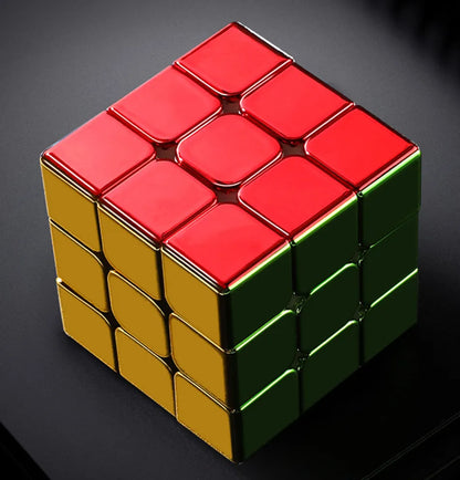 Shengshou Plating 3x3x3 Magnetic Magic Cube Professional Speed Puzzle Cubo Magico Educational Toy Games Birthday Christmas Gifts