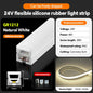 LED flexible silicone light strip embedded 24V waterproof tubing linear lamp concealed installation flexible soft light strip