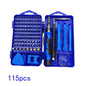 115 in 1 Multifunctional Screwdriver Set Electronic Repair Tools for Computer Phone and Household Use Insulation Screwdriver Kit