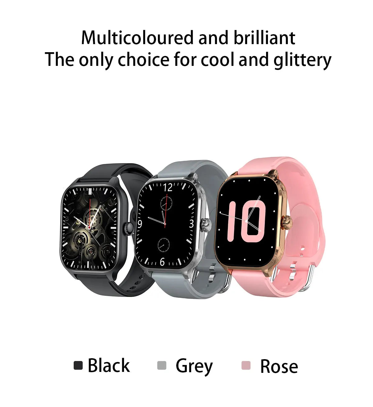 2.01'' Smartwatches Fitness Tracker Blood Pressure Monitor BT Call Sports Wrist Smart Watches for Men Women 2026 Android Phones