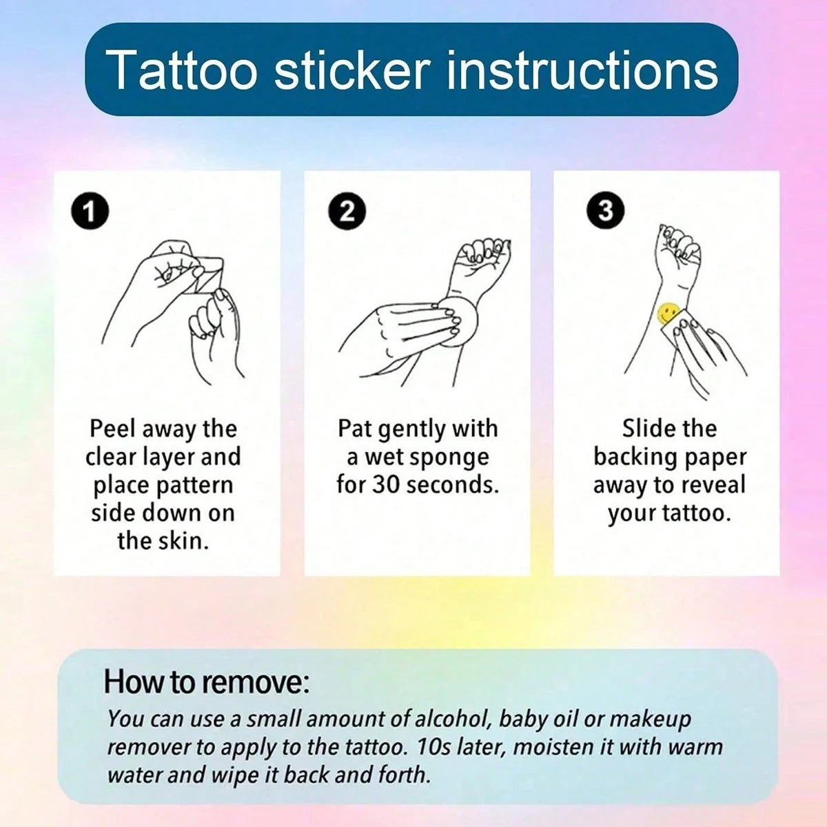 Custom Logo Temporary Tattoos, Personalized Image Tattoo Stickers, Customized Brand Party Tattoos