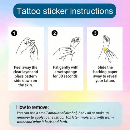 Custom Logo Temporary Tattoos, Personalized Image Tattoo Stickers, Customized Brand Party Tattoos
