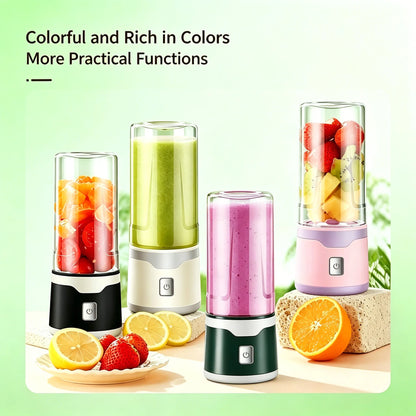 18 Blades Juicer Portable USB Blender Electric Travel 400ML Juicer Cup For Smoothie Milkshake Outdoor Kitchen Mini Mixer Tool