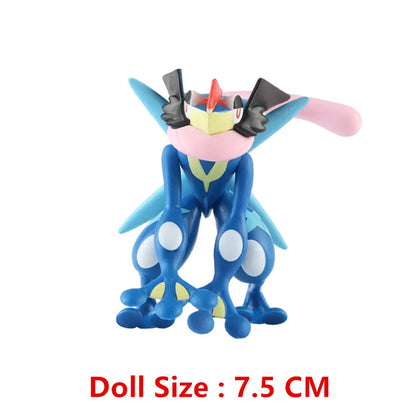 Pokemon Anime Action Figure Set - Pikachu Sun Elf Eevee Gengar Monsters Cartoon Model Toys Gift for Bulk Purchase