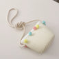 Kids Cute Hand Bag Children's Weave Shoulder Bags Fashion Straw Cross Bag For Girls Made From Natural