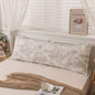 1pc 100% Polyester And Hemp Double Long Pillowcases,  Pillowcase Lover Sleeping Bedding