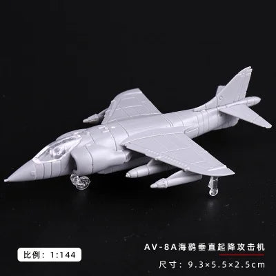 4D 27 Styles 1:144 Fighter Assembly Model Plastic Glue Free Plane Armed Helicopter Reconnaissance Aircraft Model Toy