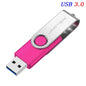USB 3.0 Pendrive Memory Stick 4GB 8GB 16GB 32GB 64GB Metal USB Flash Drive Pen Drive USB Stick 128GB Rotatable Mini U Disk