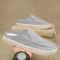 Summer 2026 New Men's Half-toe Slippers, Outdoor Casual Shoes, and Men's One-legged Lazy Shoes