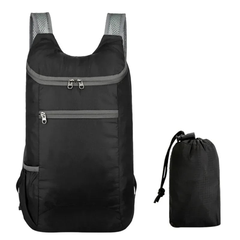 20L Lightweight Waterproof Backpack Portable Folding Backpack Outdoor Bag Ladies Men Travel Hiking Backpack