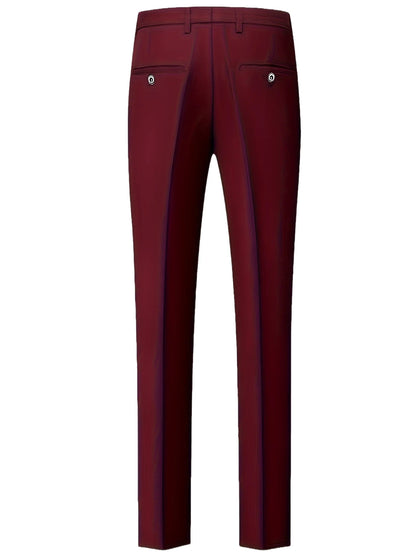 2-Piece Men's Shawl Collar Suit Set, Elegant Groom Wedding Outfit, Suitable for Wedding, Prom & Banquet