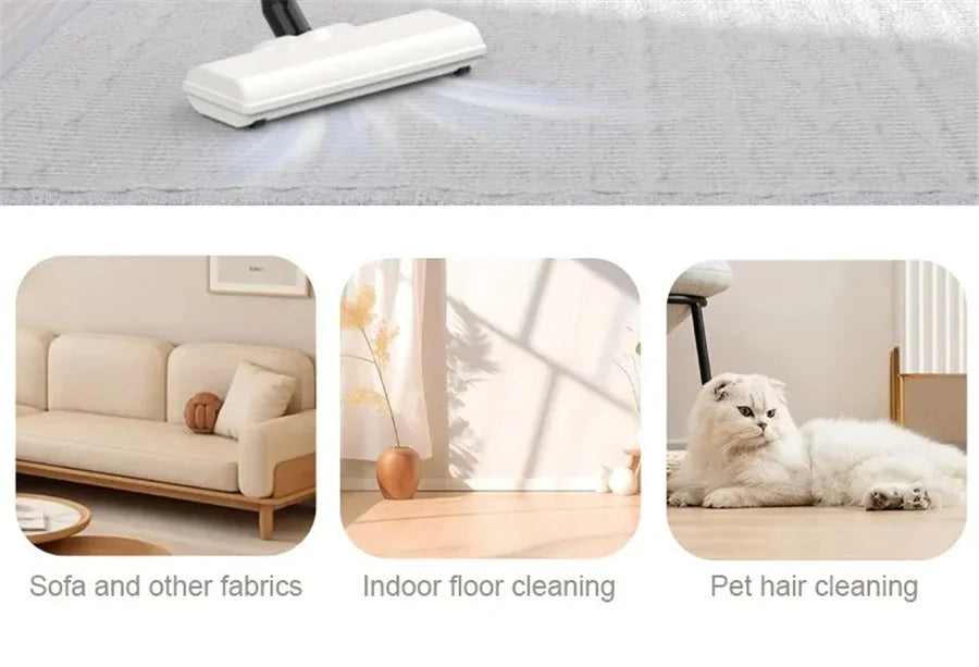 Wireless Handheld Vacuum Cleaner 20000Pa Strong Suction Lightweight Deep Cleaning for Home Pet Hair Car Floor Sweeping Tool