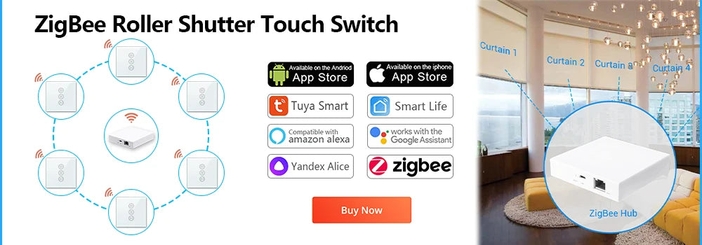 LoraTap Tuya Multi-mode WiFi ZigBee 3.0 Bluetooth Mesh Gateway Hub Bridge Wireless and Wired Smart Life App Remote Control