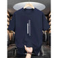 Round Neck Running Tshirt Men Thin Top Legend Print Quick Dry Short Sleeve Breathable Fitness Sports T-shirt Wear for all Season