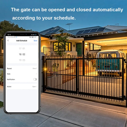 Smart Life ZigBee Motorized Swing Gate Sliding Gate Controller Dry Contact 110V 240V Voice Control Work with Tuya Google Home