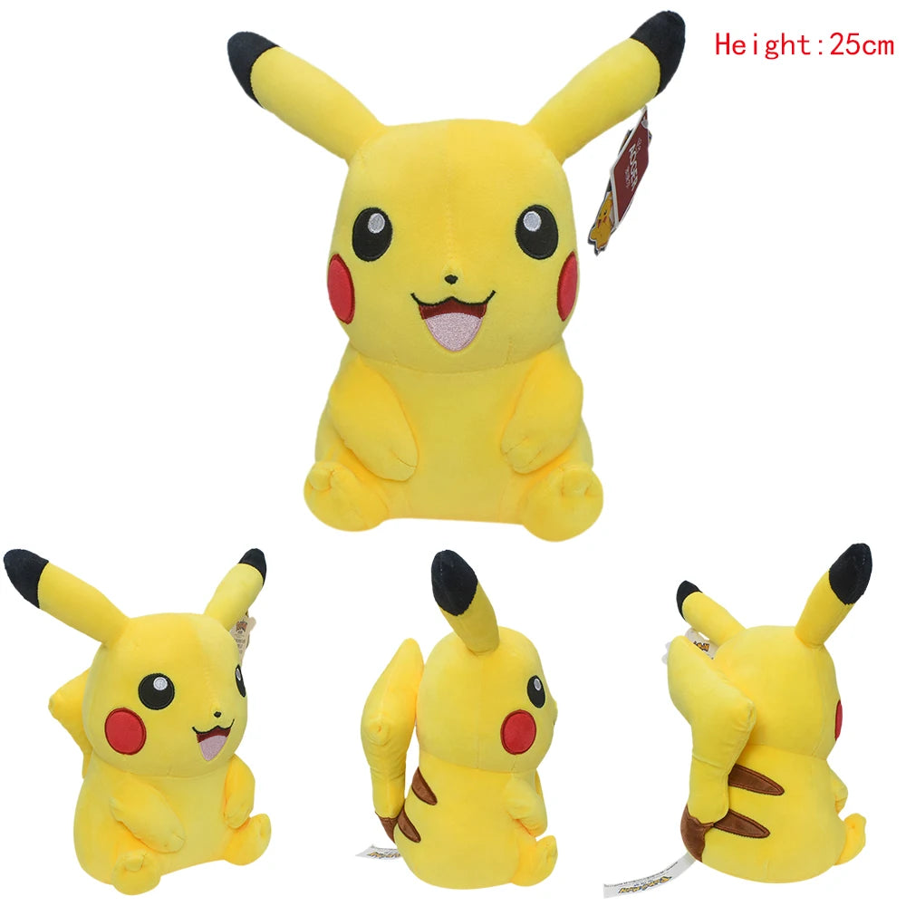 New Pokemon Pikachu Plush Toy Sprigatito Fuecoco Groudo Meowscarada Floragato Cinderace Keldeo Exegguto Shinx Stuff Peluche Doll