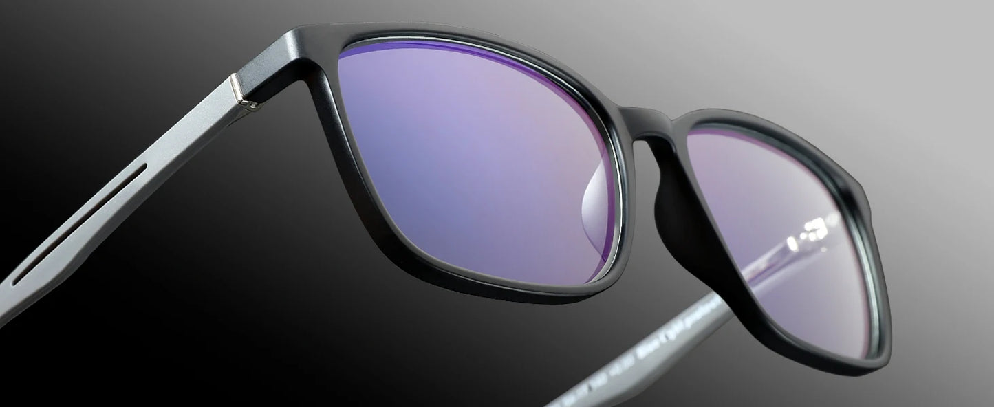 ZENOTTIC Fashion Square Anti Blue Light Blocking Reading Glasses Men Sport Readers Eyewear Unisex Anti Glare Computer Eyeglasses