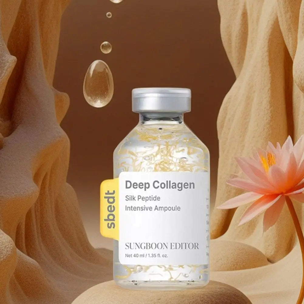 40ml Silk Collagen Lifting Essence Ampoule Firming Serum Revitalizing Tighten Skin Care Anti-Aging Nourish Hydrating Anti-Dry