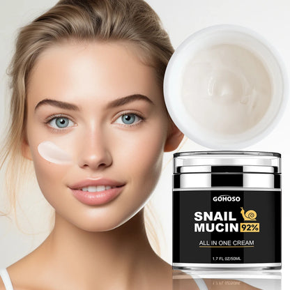 ENVISHA Skin Care Snail Mucus Face Cream Firming Whitening Anti-Aging Wrinkle Moisturizing Hydrating Beauty Health Shrink Pores
