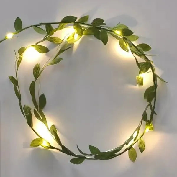 7M/12M/17M Maple Leaf Vine Fairy Lights String LED Solar Light Garden Decoration Waterproof Solar Lamp Wedding Christmas Garland
