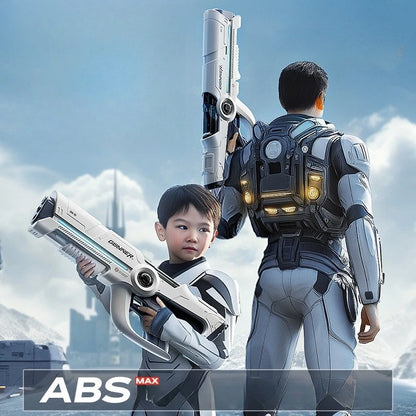 Large Electric Water Gun Toy with Light Big Capacity Automatic Water Water Spray Pistol Summer Outdoor Toy for Adult Boy Gift