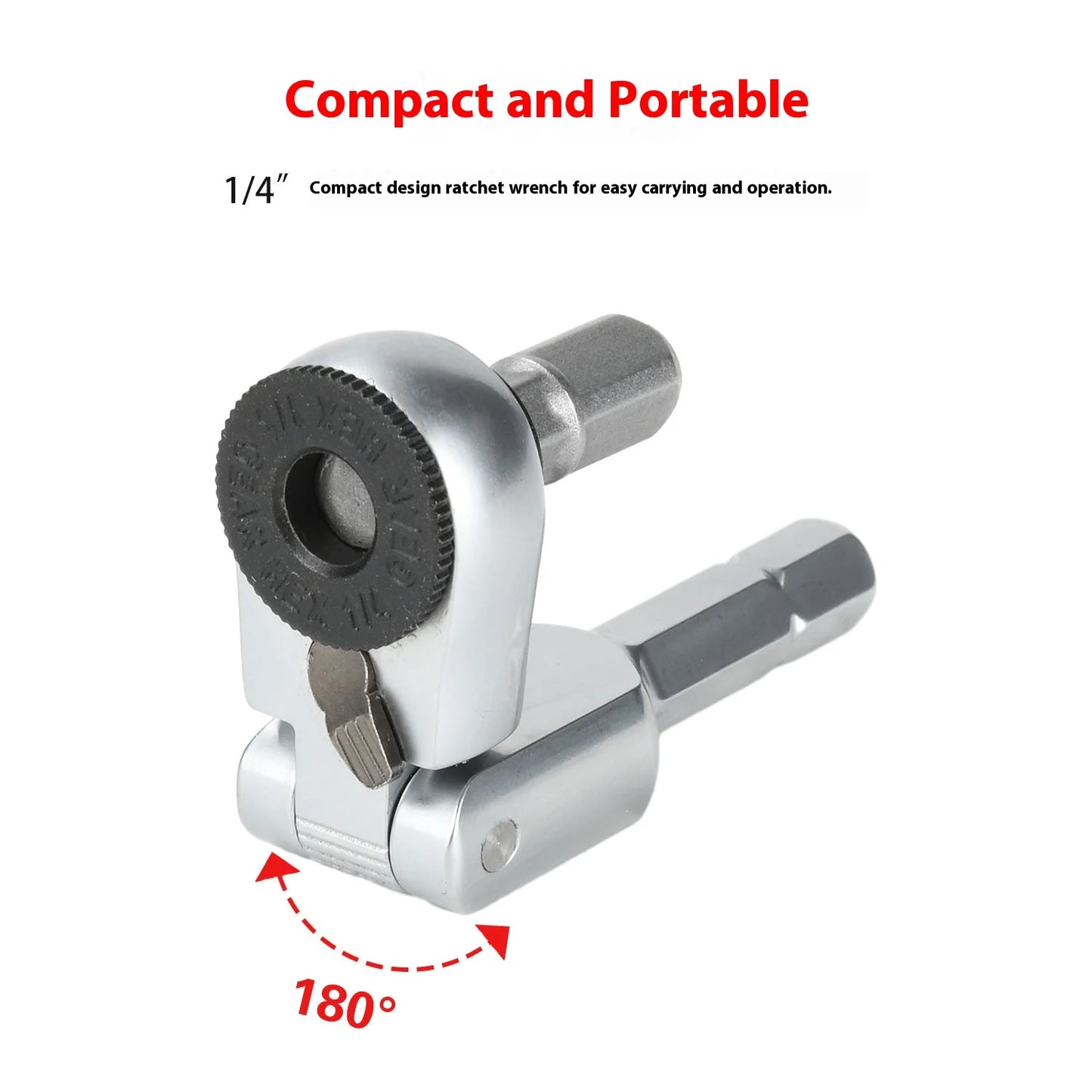 New Socket Torque Wrench Hand Tools 6.35mm Screwdriver Stainless Steel Hexagonal Ratchet Wrench Toughbuilt Mechanic Manual Tools