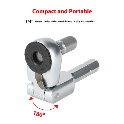 New Socket Torque Wrench Hand Tools 6.35mm Screwdriver Stainless Steel Hexagonal Ratchet Wrench Toughbuilt Mechanic Manual Tools