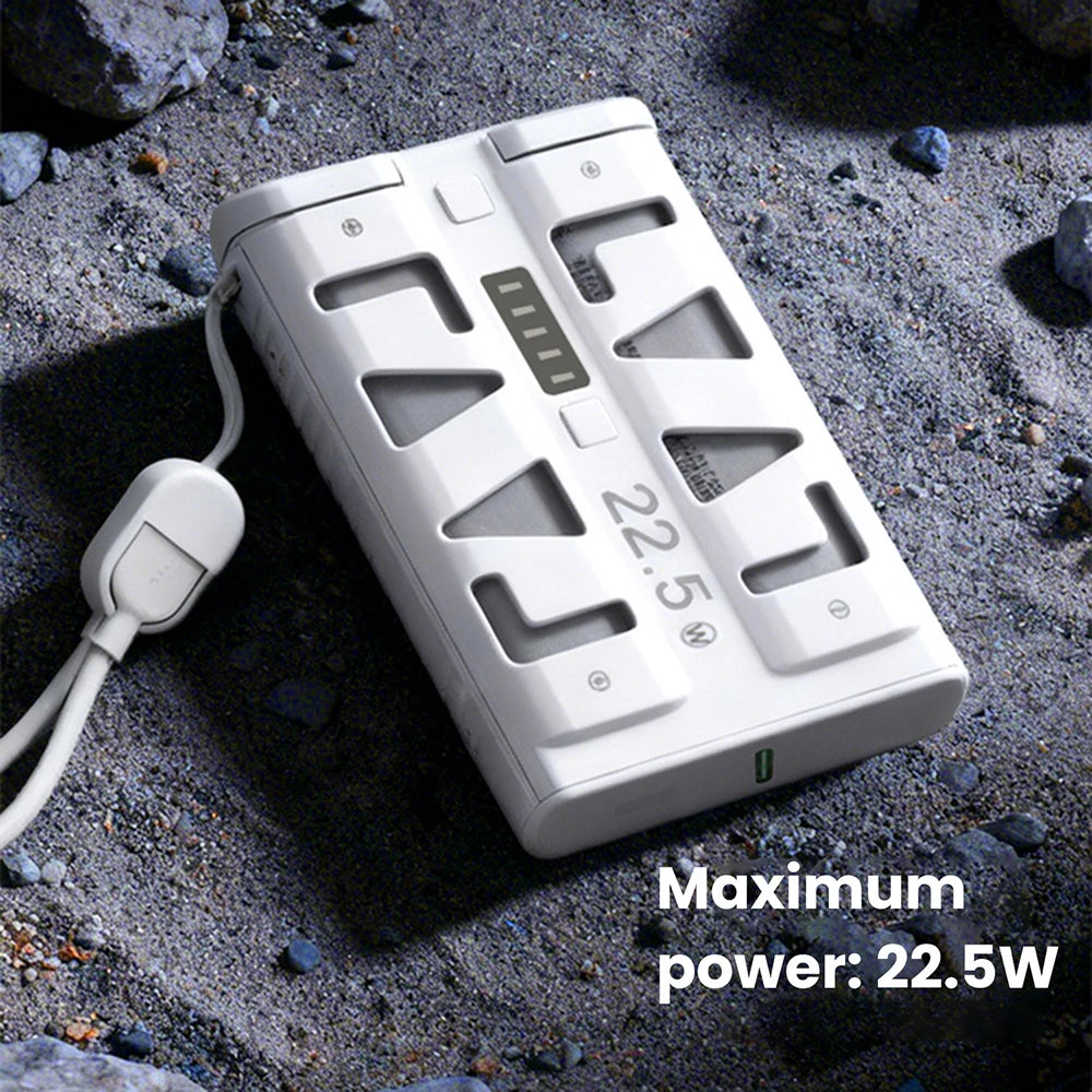 2x 21700 Power Bank Box DIY Kit 22.5W Fast Charging Dual Mode Battery Case One-Click Battery Swap Phone Charging Not Batteries