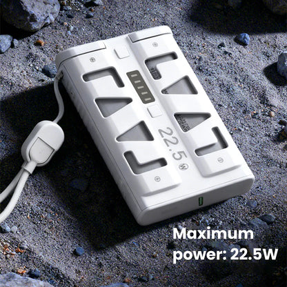 2x 21700 Power Bank Box DIY Kit 22.5W Fast Charging Dual Mode Battery Case One-Click Battery Swap Phone Charging Not Batteries