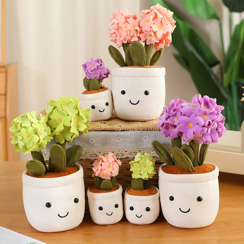 Green Plant Potted Plants Lily Flowers Strawberries Lotus Flowers Persimmons Morning Glory Ornament Soft Birthday Gifts Decor