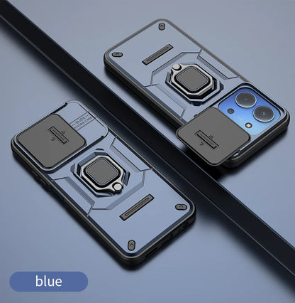 For Xiaomi Redmi 15C 4G 171mm Case Shockproof Armor Magnetic Holder Ring Case For Redmy 15C 15 C Redmi15C 4G Lens Protect Cover