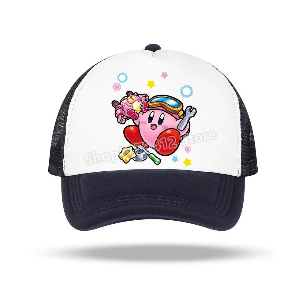 Star Kirbys Children Baseball Hat Cartoon Casuals Bonnet Outdoor Sports Sun Cap Peaked Caps Unisex Men Baby Kids Birthday Gifts