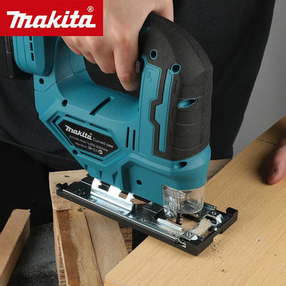 Makita DJV182Z 18V Cordless Barrel Handle Jigsaw Electric Saw with Saw Blade Tool - No Battery Or Charger Included