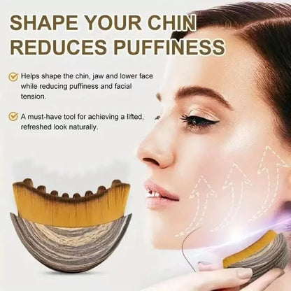 1PC Lymphatic Drainage Brush for Face & Body, Ergonomic Massager Tool, Fits Skin Contours, Detox & Relaxation