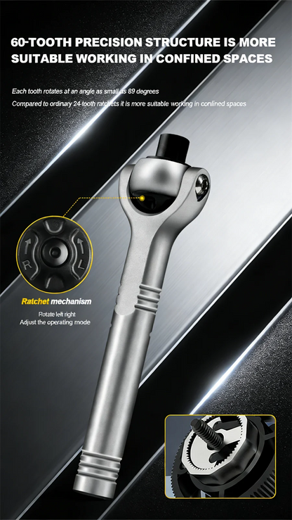 2026 New Ratchet Screwdriver Set Magnetic Wrench Semi-automatic Multi-purpose Sleeve Toolbox Bicycle Repair Tools DIY Tools Kit