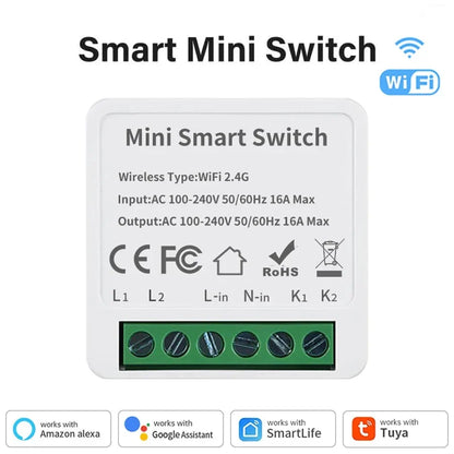 Smart Switch Module WiFi ZigBee Tuya Smart Life App Remote DIY Delay Support 2-way Control with Alexa Google Home Voice Control