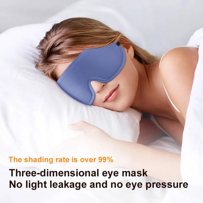 Eye Mask for Sleeping 3D Contoured Cup Blindfold Concave Molded Night Sleep Face Masks Block Out Light with Women Men Eyepatch