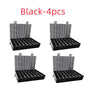 24 Grids Compartment Plastic Storage Box Jewelry Earring Box Bead Screw Container Home Storage Case Display Organizer Container