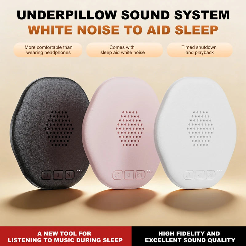 Under Pillow Bluetooth Sleep Speaker Portable Bedside Audio Device Soft Pillow Speaker For Relaxation Sleeping & Home Relaxation