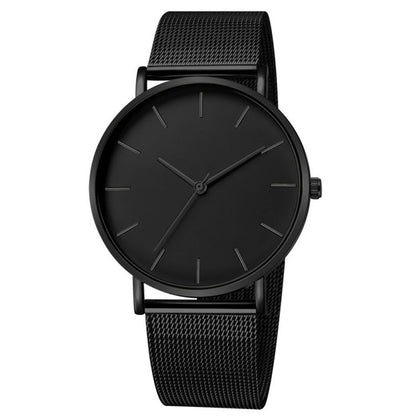Ultra-thin Fashion Watch Women Luxury Metal Mesh Belt Ladies Quartz Wristwatches Minimalist Elegant Woman Watches reloj mujer