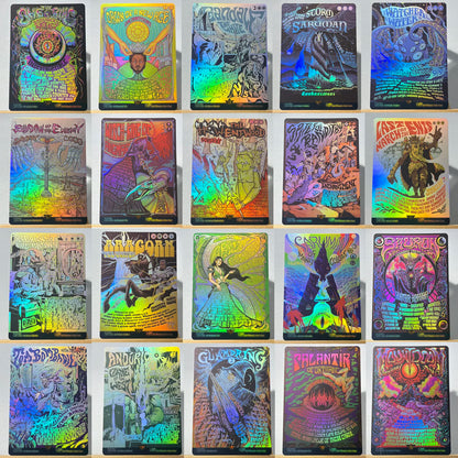 LTR FOIL3-01 Tcg proxy magic cards The One Ring Dawn of a New Age Shadow of the Enemy Hew the Entwood gather